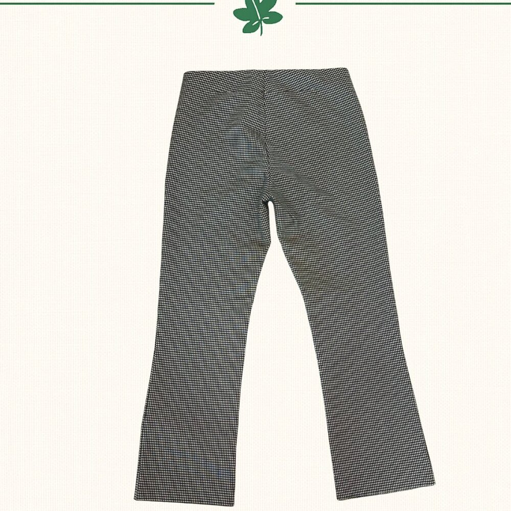 Zara Basic Black & White Houndstooth Leggings Siz… - image 2